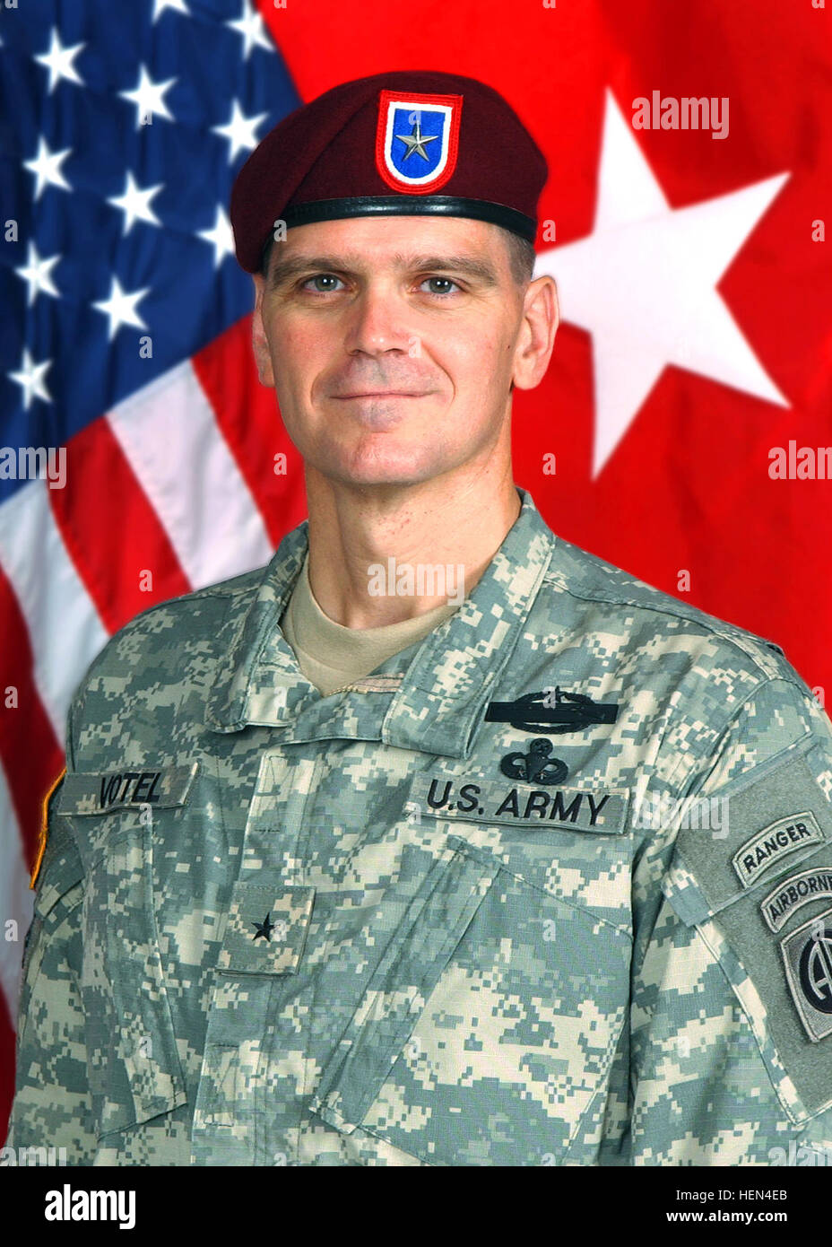 BG Joseph Votel official portrait Stock Photo Alamy