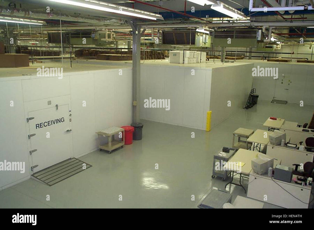 The interior of the Department of Defense Space Research facility ...