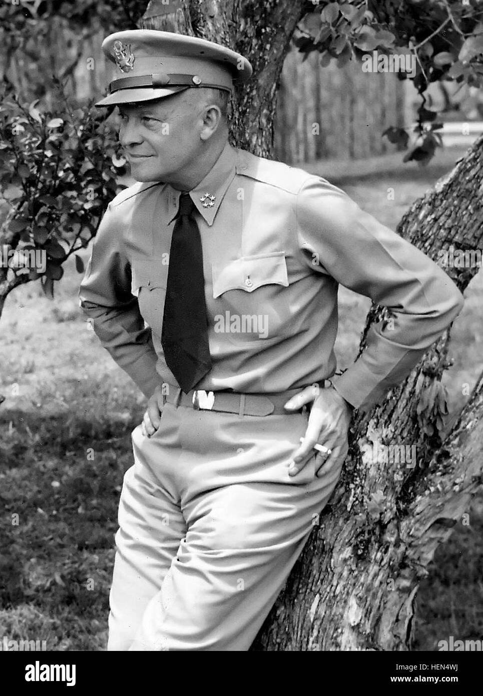 dwight-d-eisenhower-as-general-of-the-army-crop-stock-photo-alamy