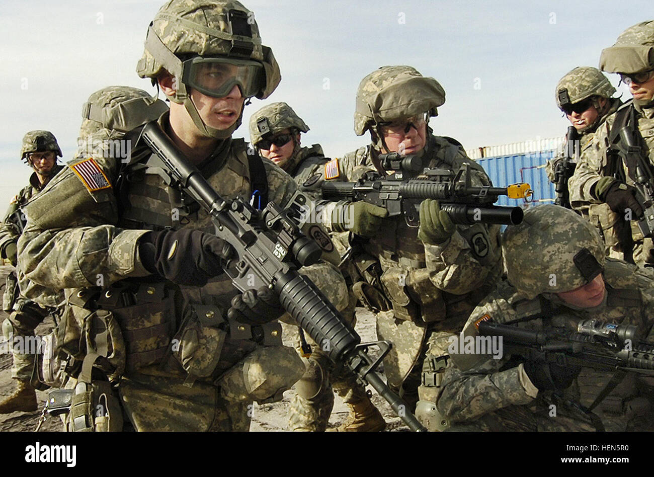 Soldiers of the 186th Military Police Company, Iowa Army National Guard