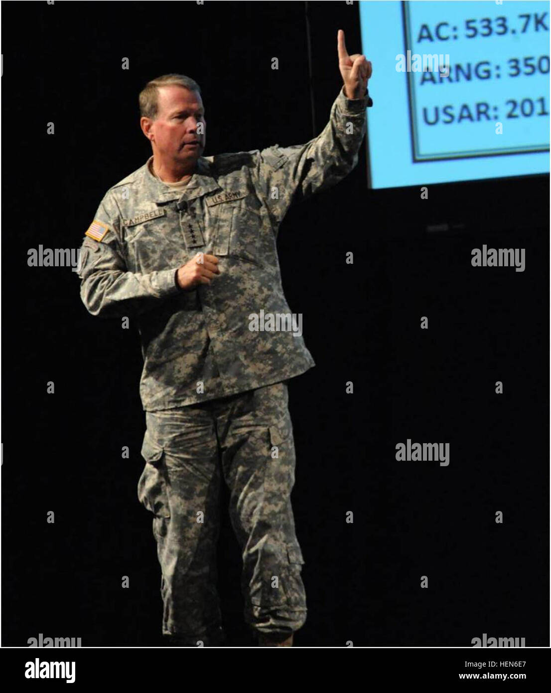 U.S. Army ARFORGEN program cycles reserve units through training ...