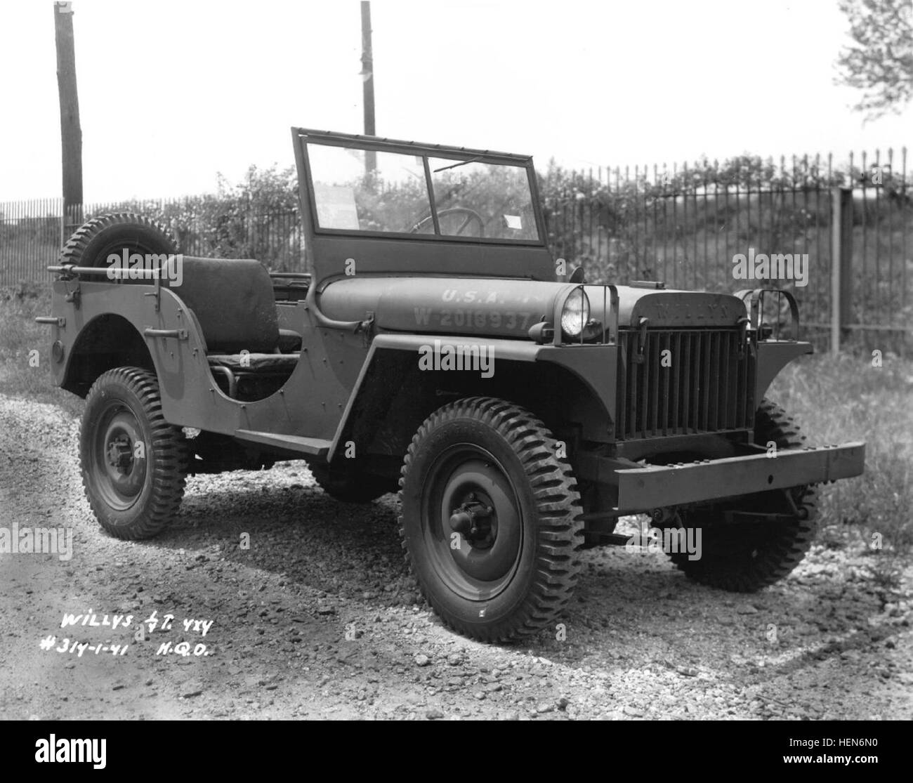 Willys MB Light Truck Stock Photo Alamy