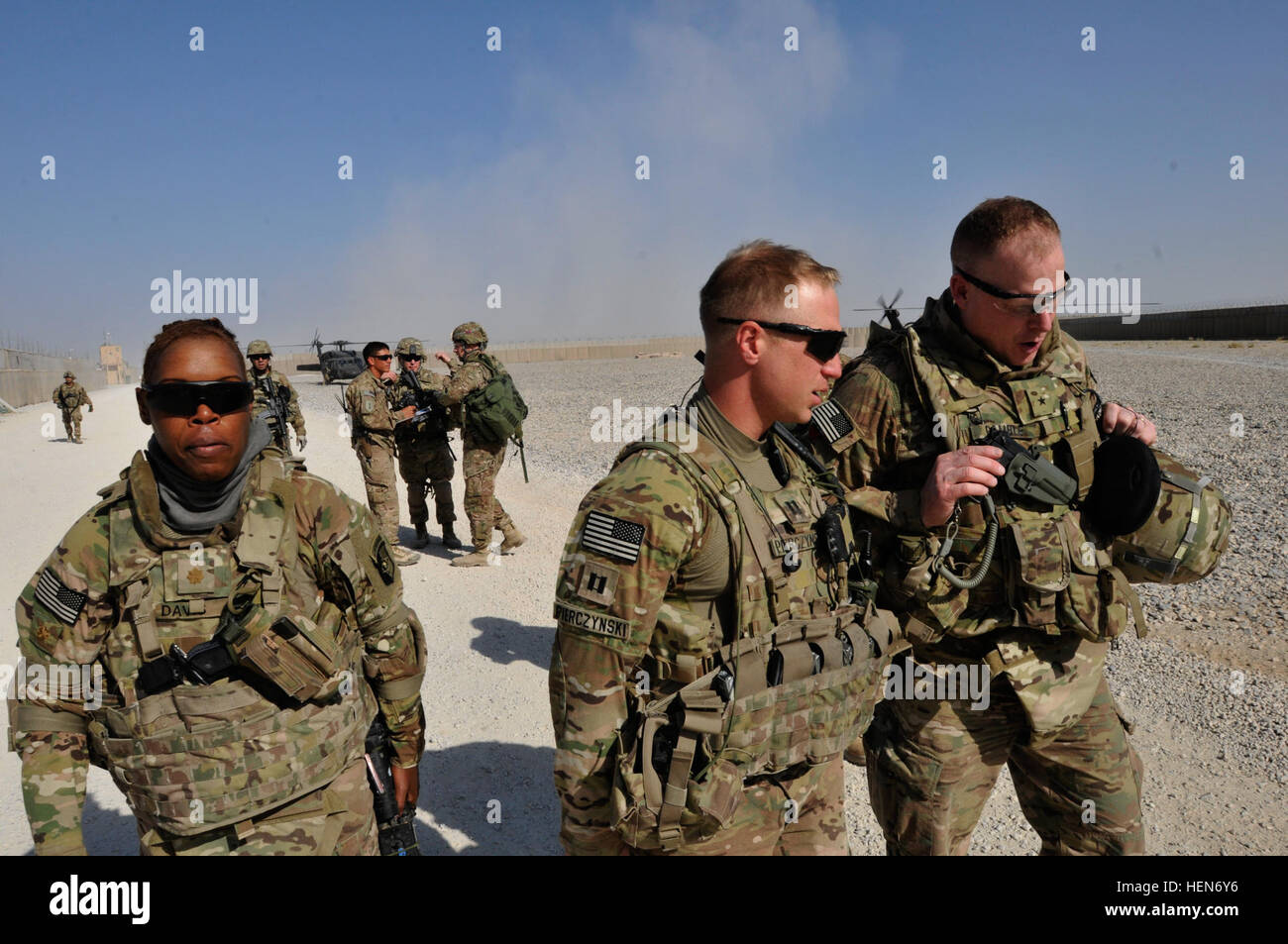 Maj. LaShell Davis, tactical officer in-charge, 101st Sustainment ...