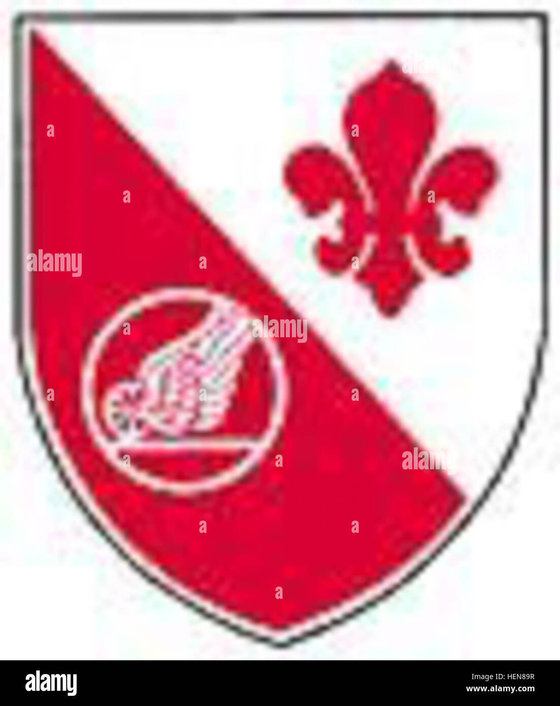 The 49th Engineer Battalion's distinctive unit insignia represents the ...