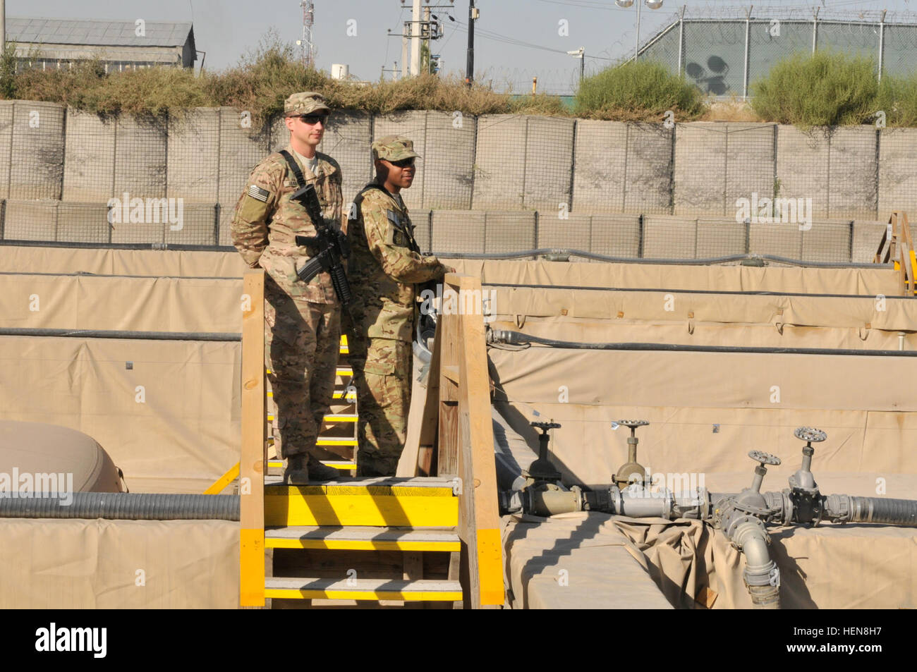 Fuel managers from the 1438th and 1638th Transportation Companies ...