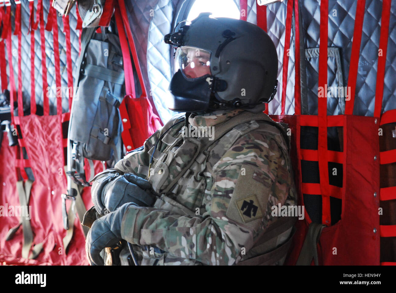Staff Sgt Ronnie Guevara A Ch 47 Chinook Helicopter Door Gunner