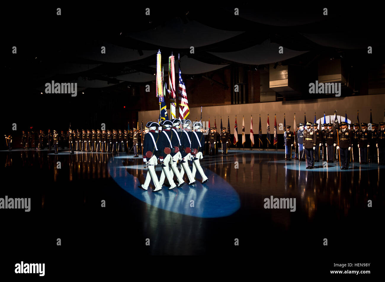 Color Guard Post The United States Army Continental Color Guard posts the national ...