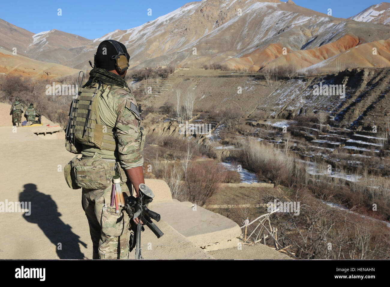A U.S. Army Special Forces Soldier assigned to Combined Joint Special