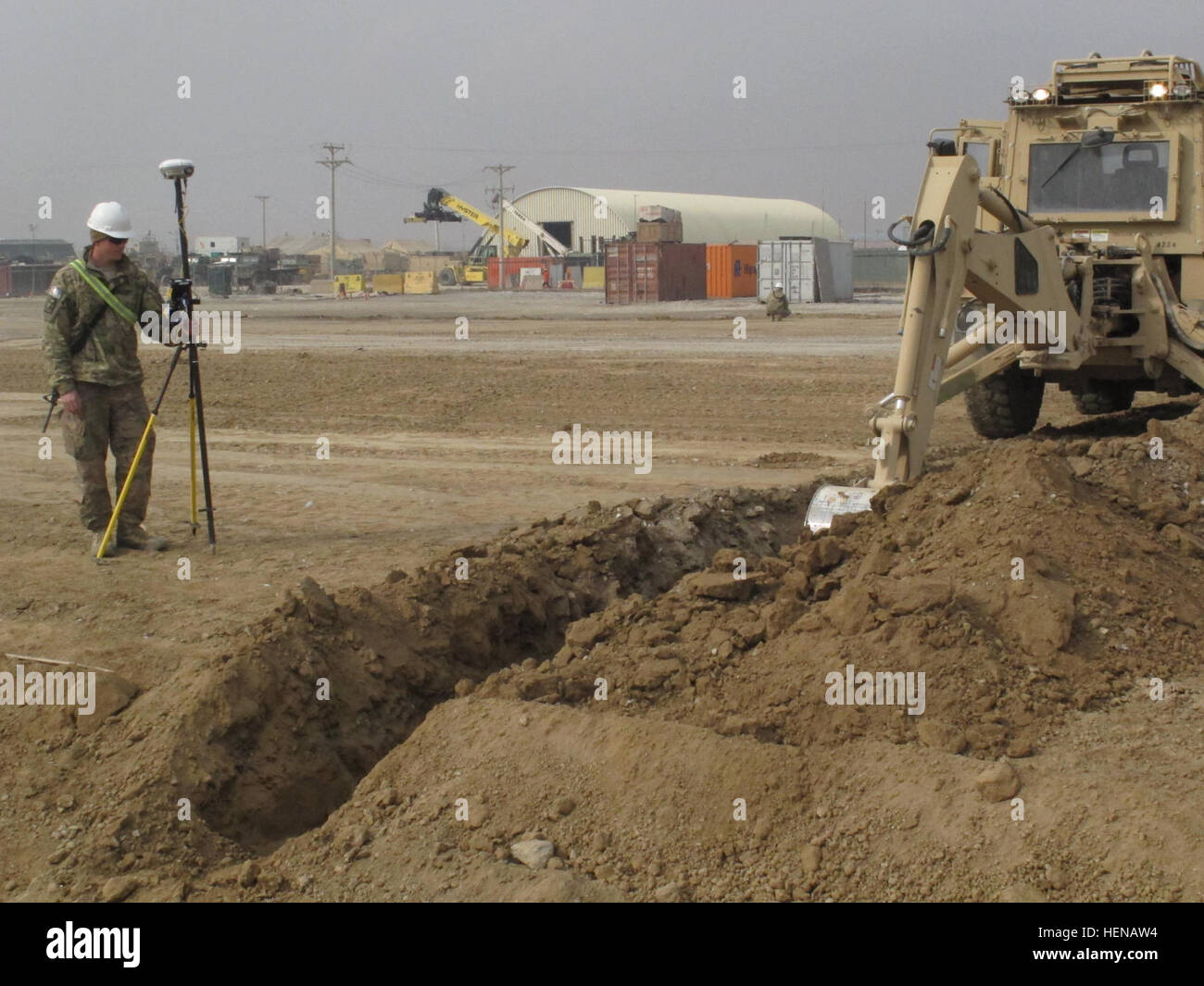 Perry, Maine, native, Sgt. Richard Tuttle, a surveyor with the 1035th