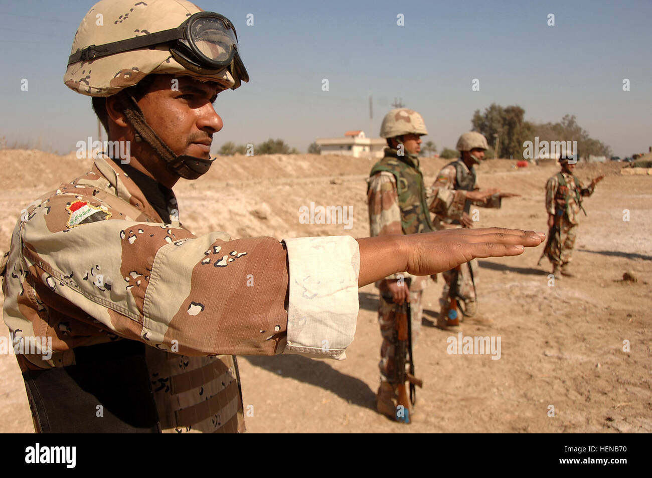 Iraqi Army (IA) Soldiers from the 2nd Light Infantry Battalion, 3rd