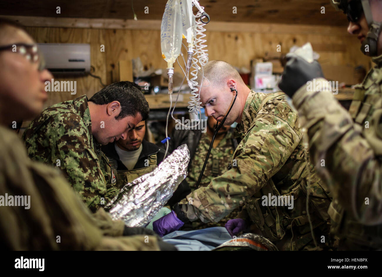 Captain Clay Randles, physician assistant for 3rd Squadron, 2nd Cavalry ...