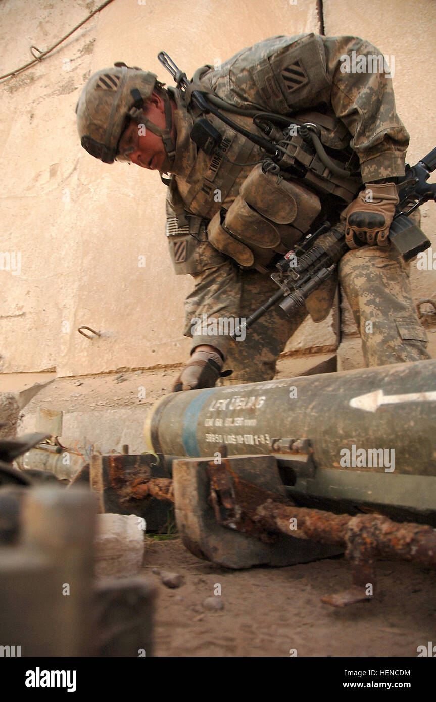 U.S. Army Capt. Rich Thompson, Baker Company Commander, 1st Battalion, 15th Infantry Regiment