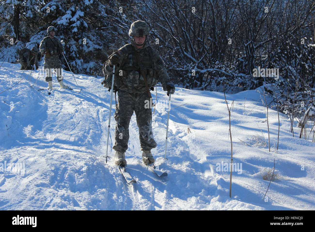 Paratroopers assigned to 1st Battalion (Airborne), 501st Infantry