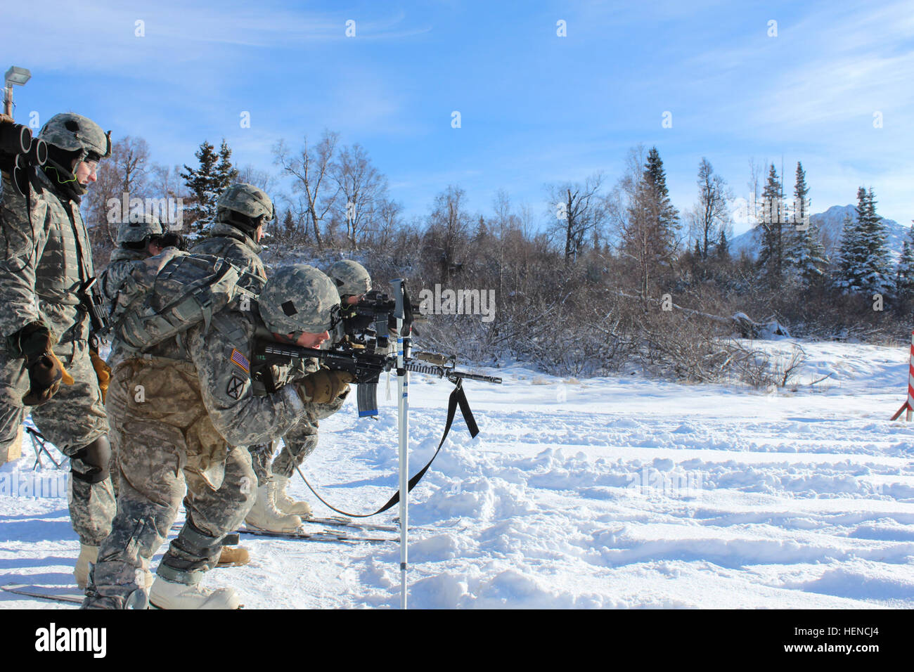 Paratroopers assigned to 1st Battalion (Airborne), 501st Infantry
