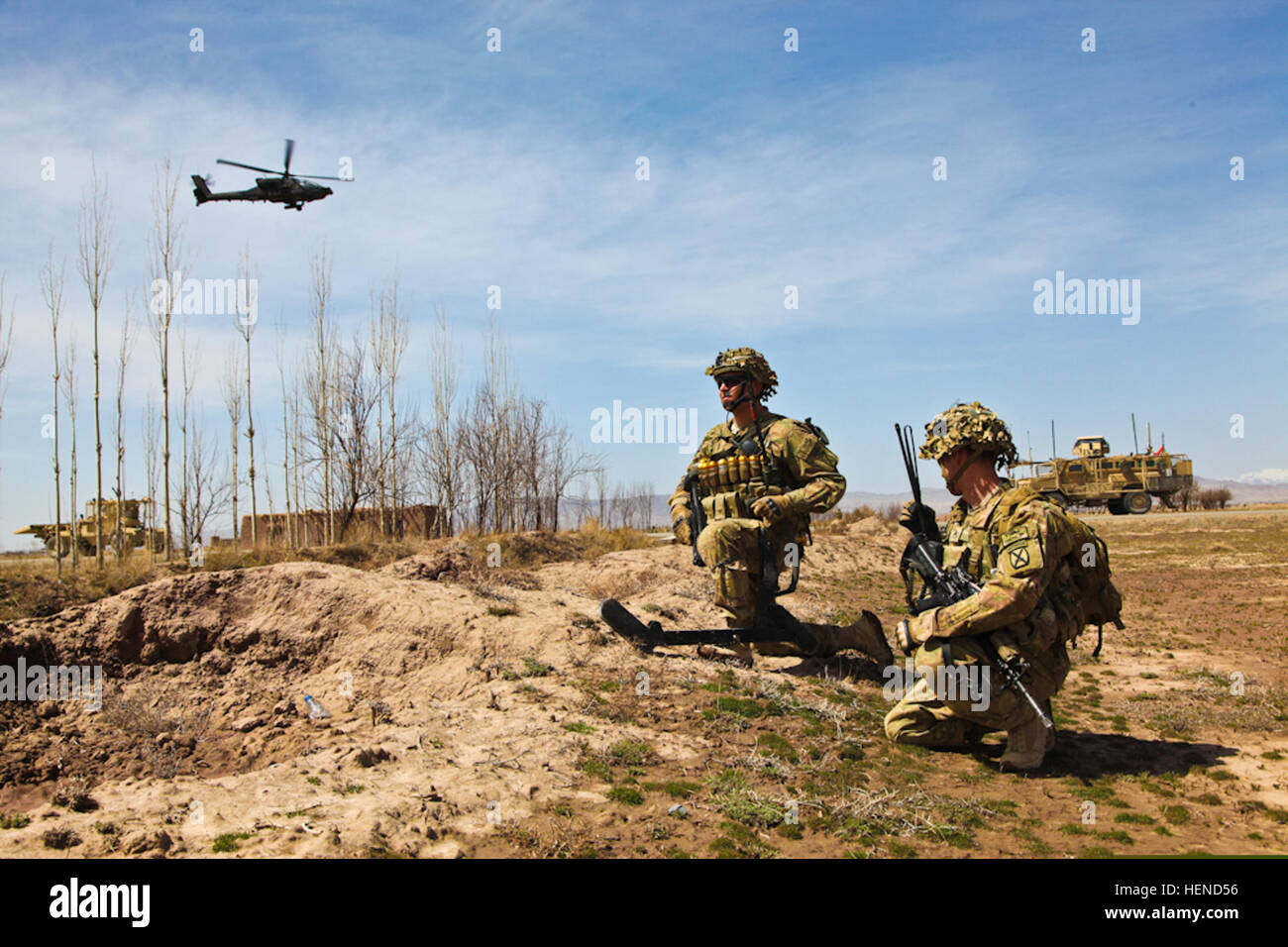 U.S. Army Sgt. Thomas Getting and Staff Sgt. Matthew Kopecky of Alpha ...