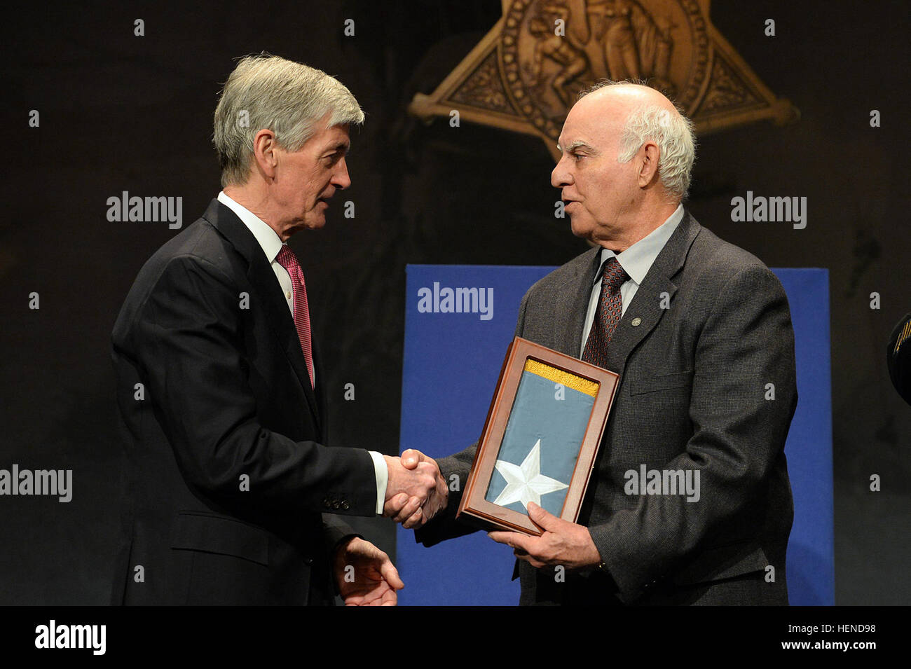 During the Valor 24 Hall of Heroes induction ceremony at the Pentagon ...