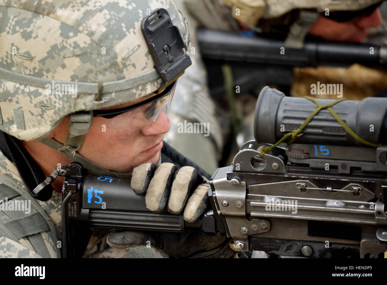 An U.S. Army paratrooper, assigned to 1st Battalion, 503rd Infantry ...