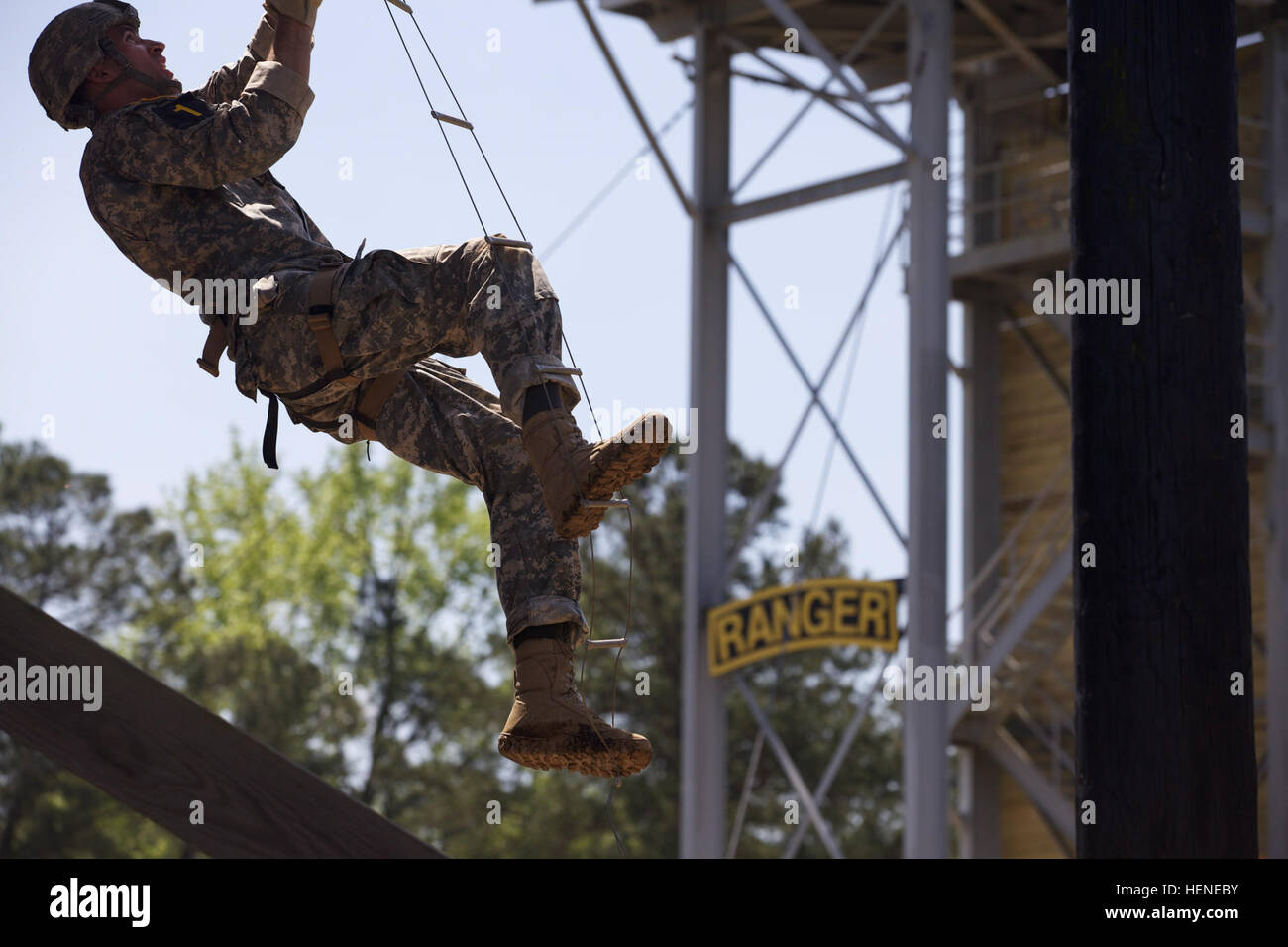 U.S. Army 1st Lt. Stephen Wilson, assigned to the 1st Armor Division ...