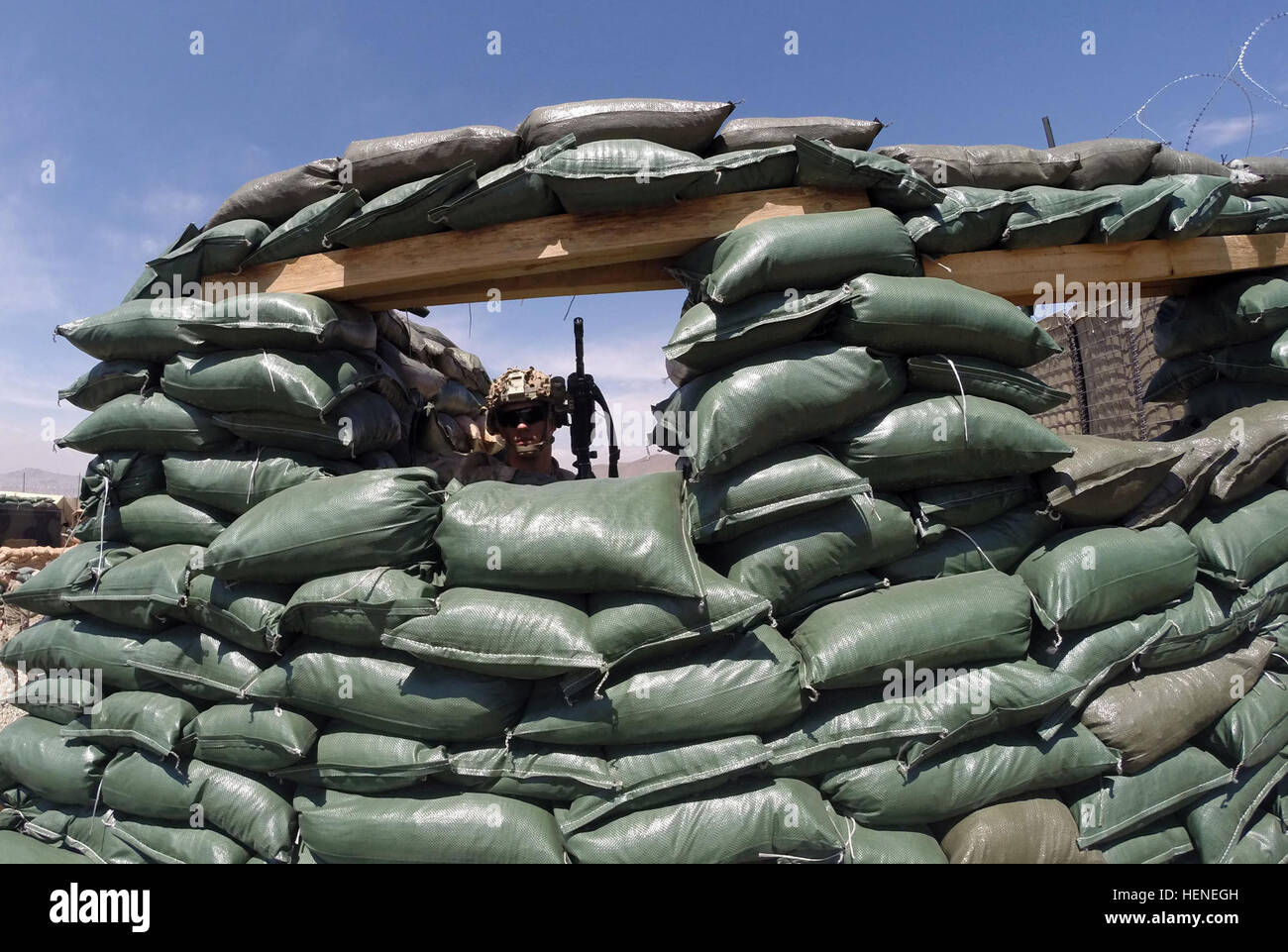 Soldier Forward Observation Post In Stock Photos & Soldier Forward ...