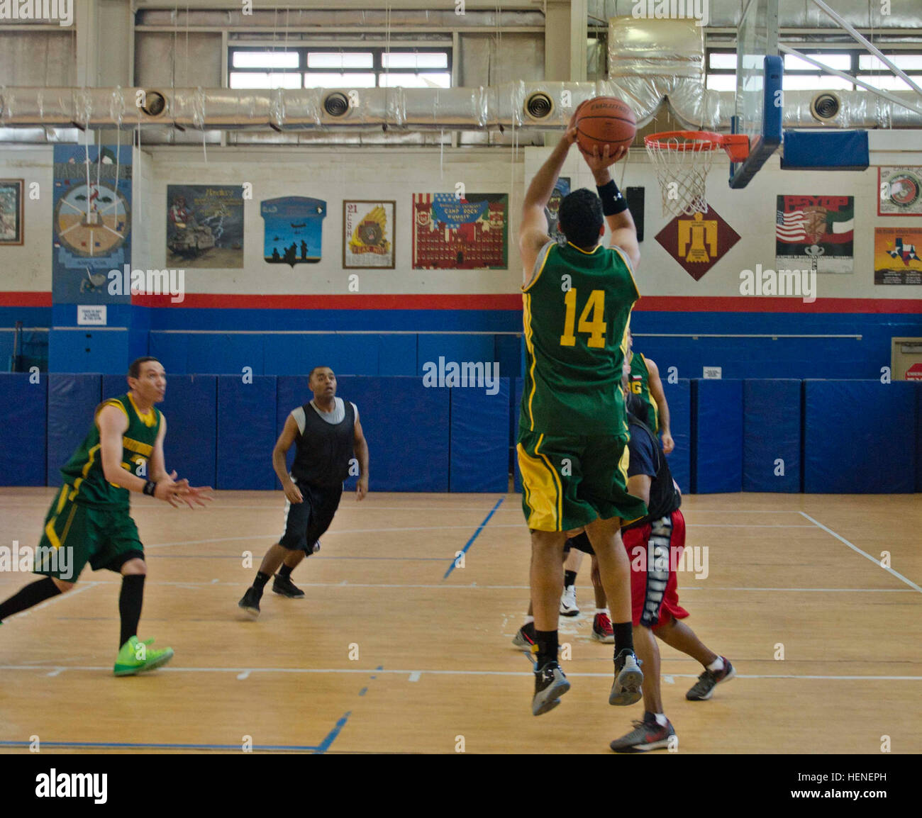 Kuwait national guard basketball game hires stock photography and