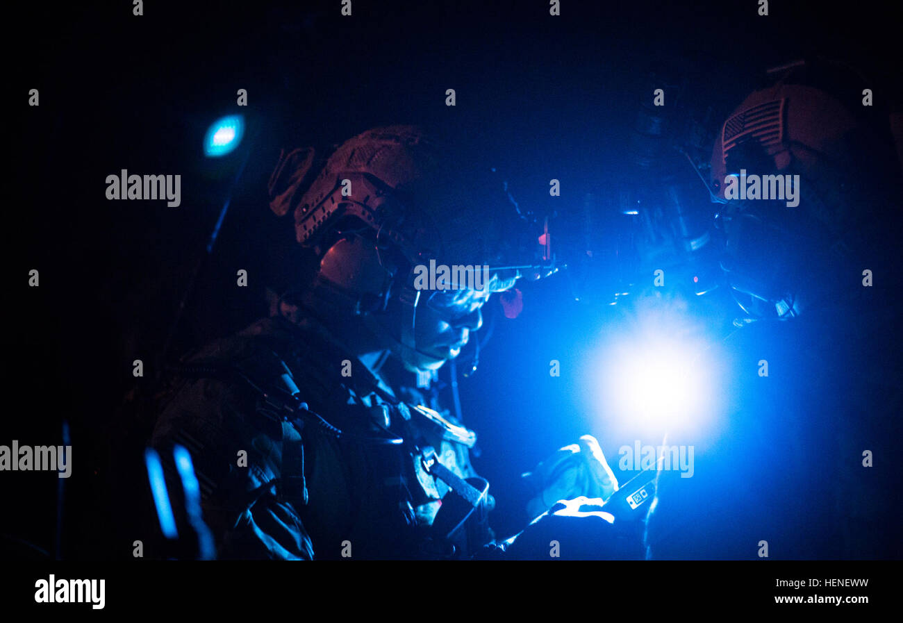 U.S. Army Rangers from Charlie Company, 3rd Battalion, 75th Ranger ...