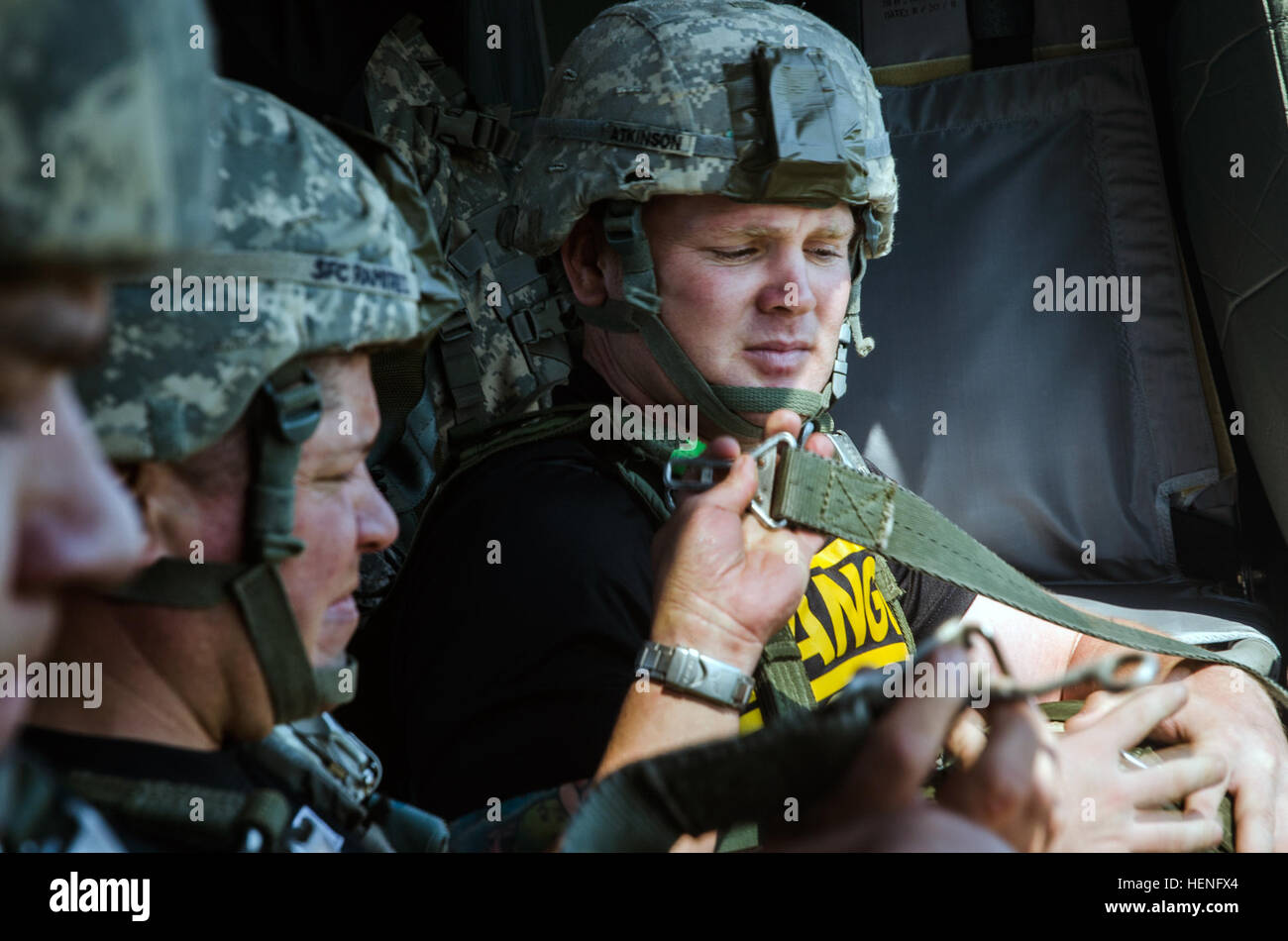 U.S. Army Rangers, 5th Ranger Training Battalion, jump from UH60 Black Hawks into Lake Lanier
