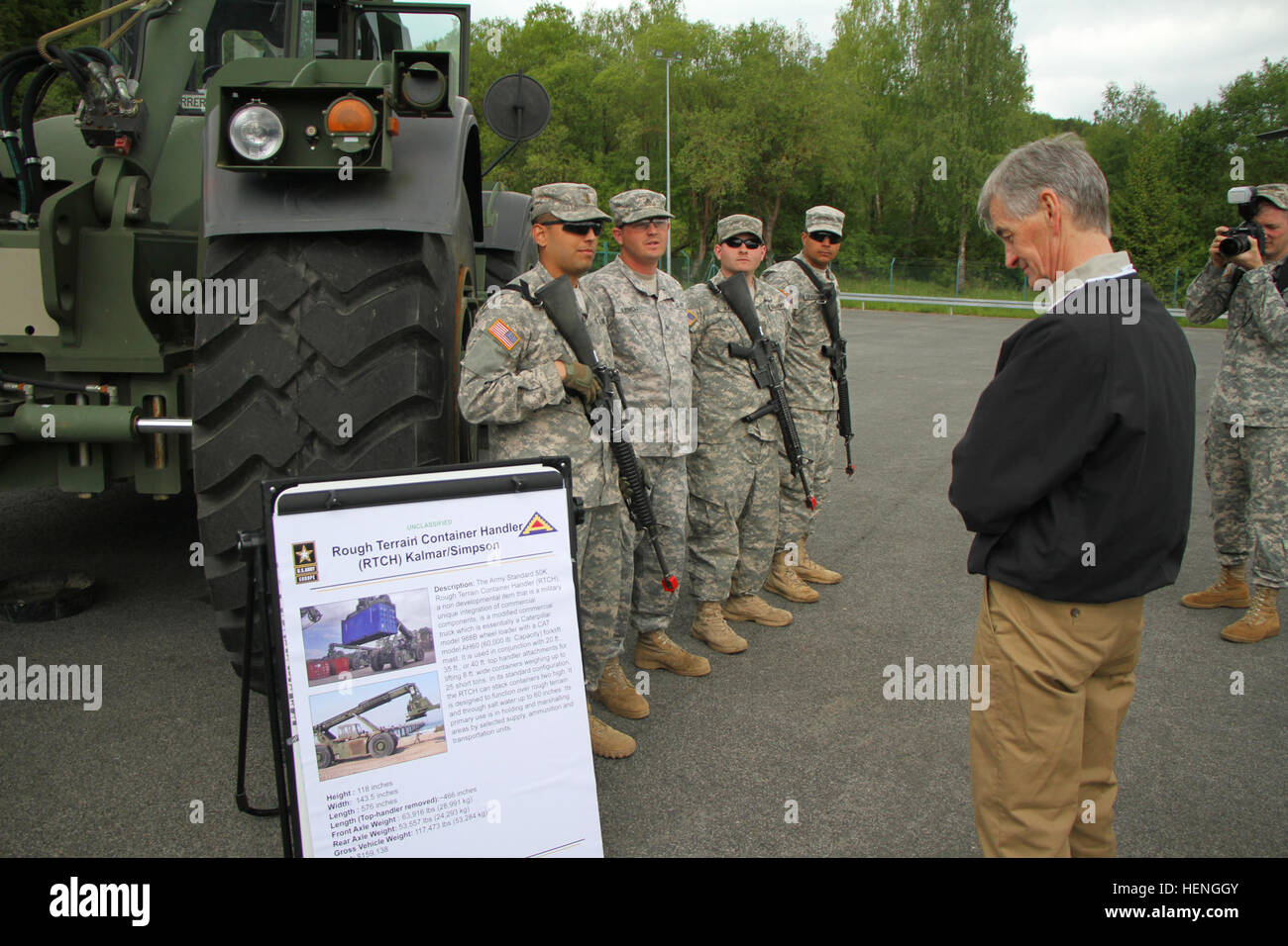 Soldiers from the 16th Sustainment Brigade demonstrated the RT-240 ...