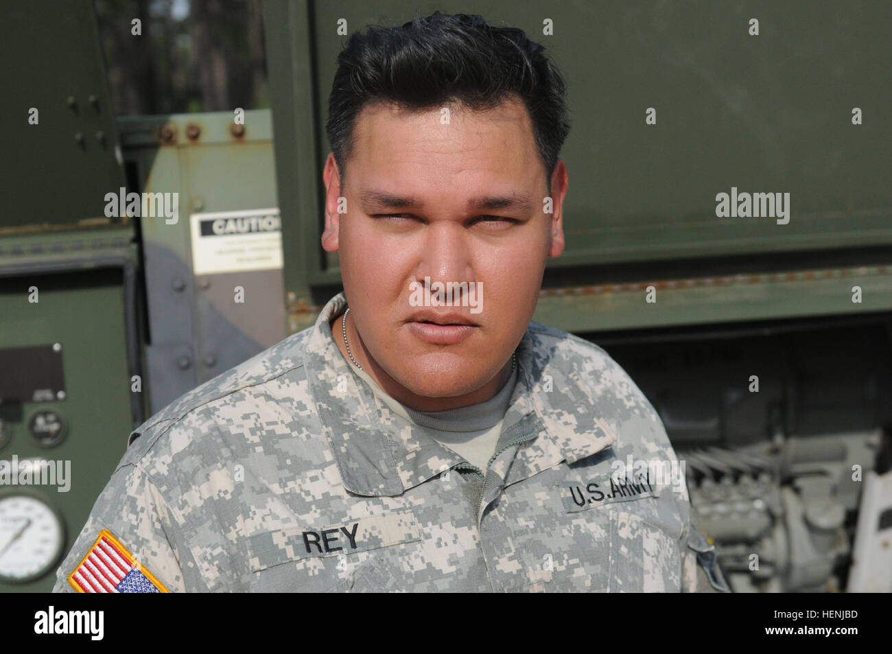 Sgt. Pablo Rey, water treatment specialist with the 431st Quartermaster