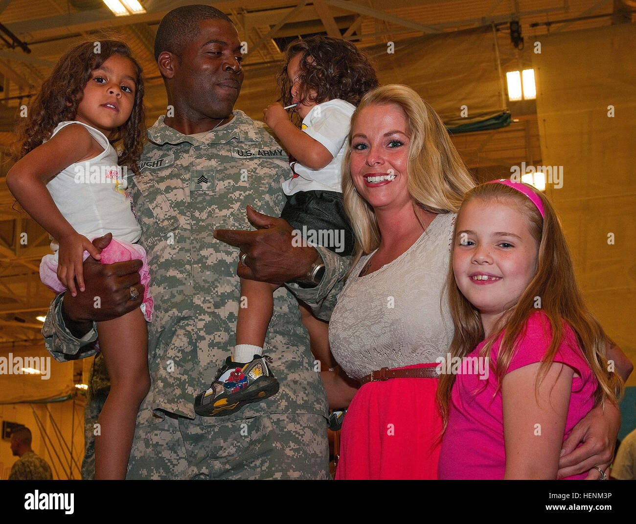 Sgt. Wright, a 93rd Military Police Battalion Soldier, holds his ...