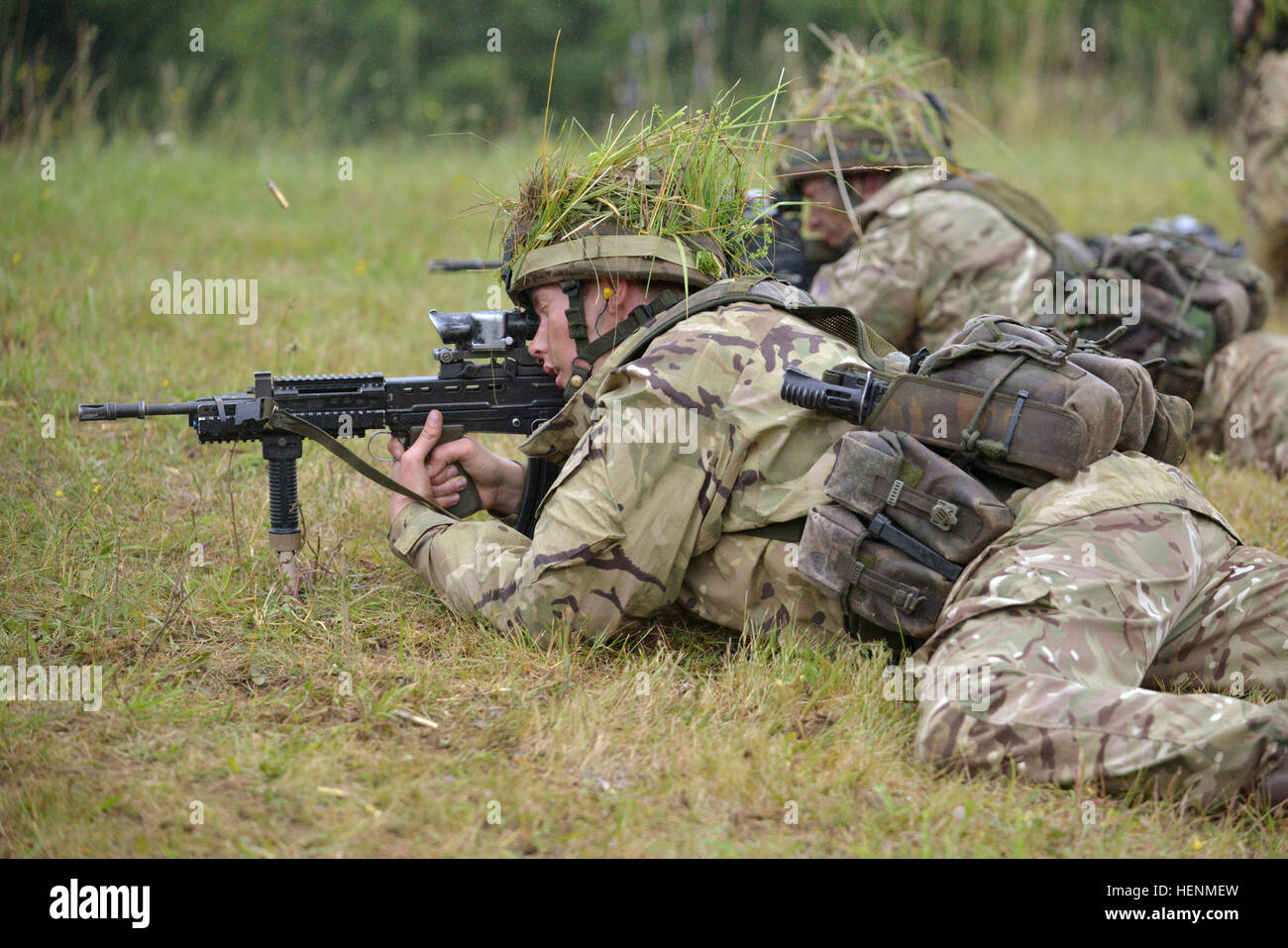 British Army Royal Military Academy Sandhurst cadets alongside U.S ...