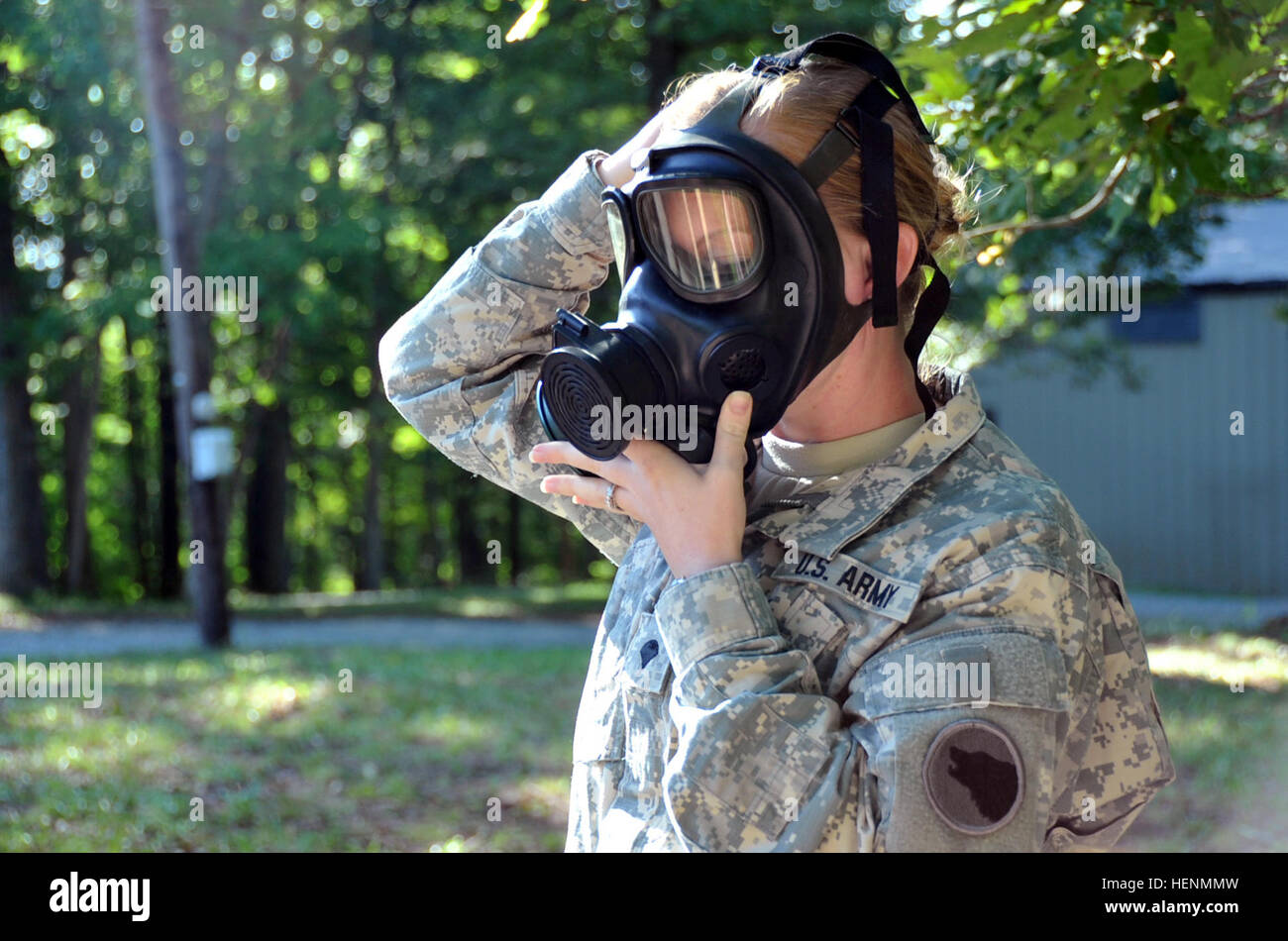 Medium Green USMC CBRN Gas Mask T-Shirt Chemical Biological Radiological Nuclear