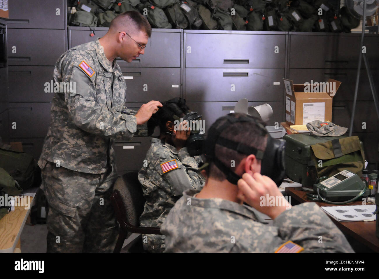 Spc. Daniel Roble, a chemical, biological, radiological, and nuclear ...