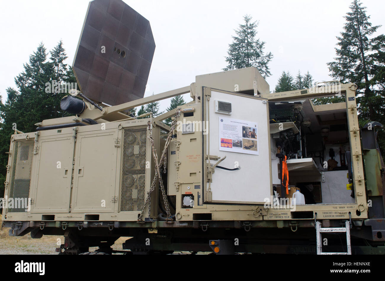 The Active Denial System is demonstrated at a training exercise at