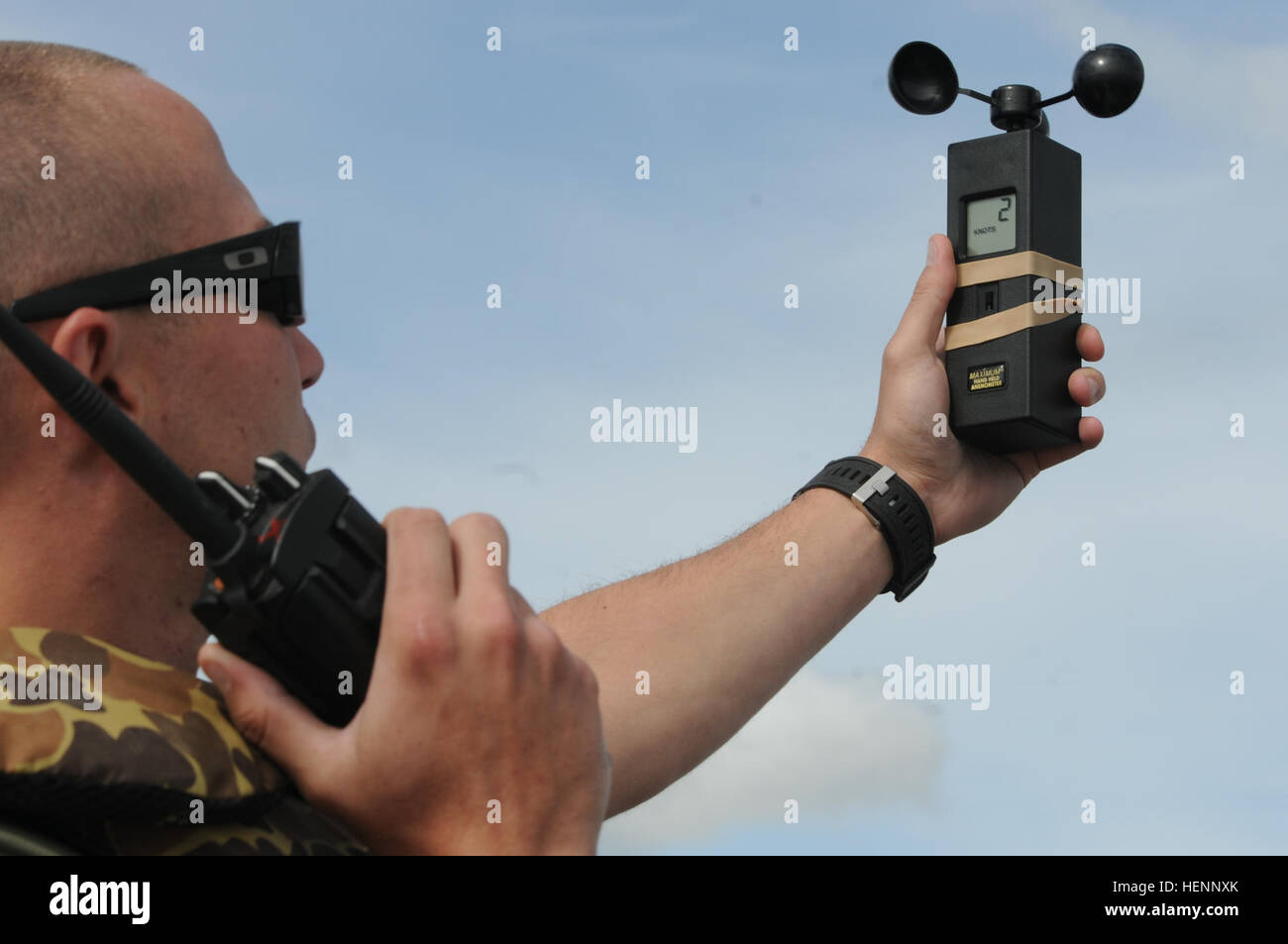 Army Staff Sgt. Alexander Jackson, the sssistant drop zone safety