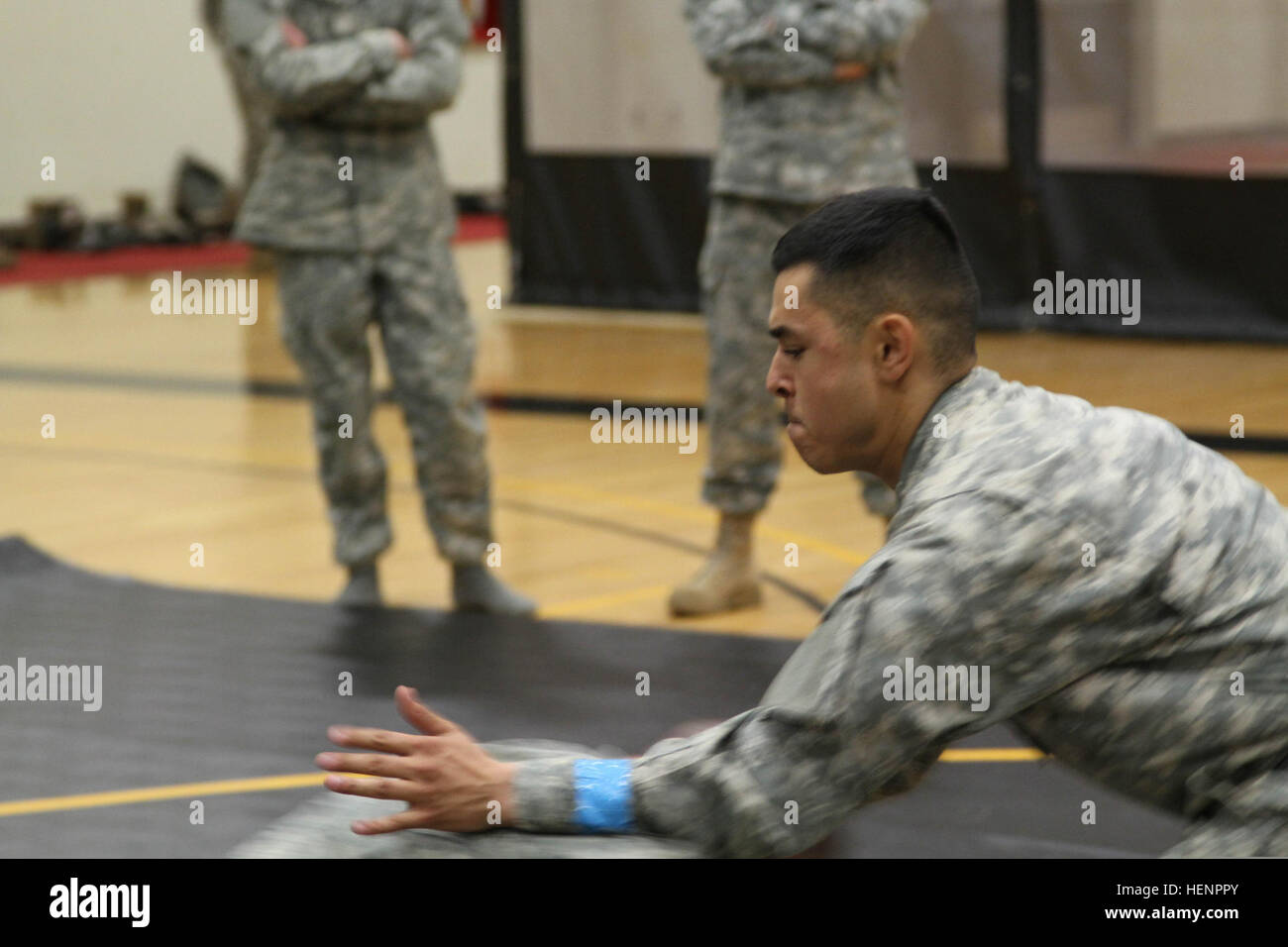 U.S. Army 1st Lt. Sebastian Diaz, a military police officer, assigned