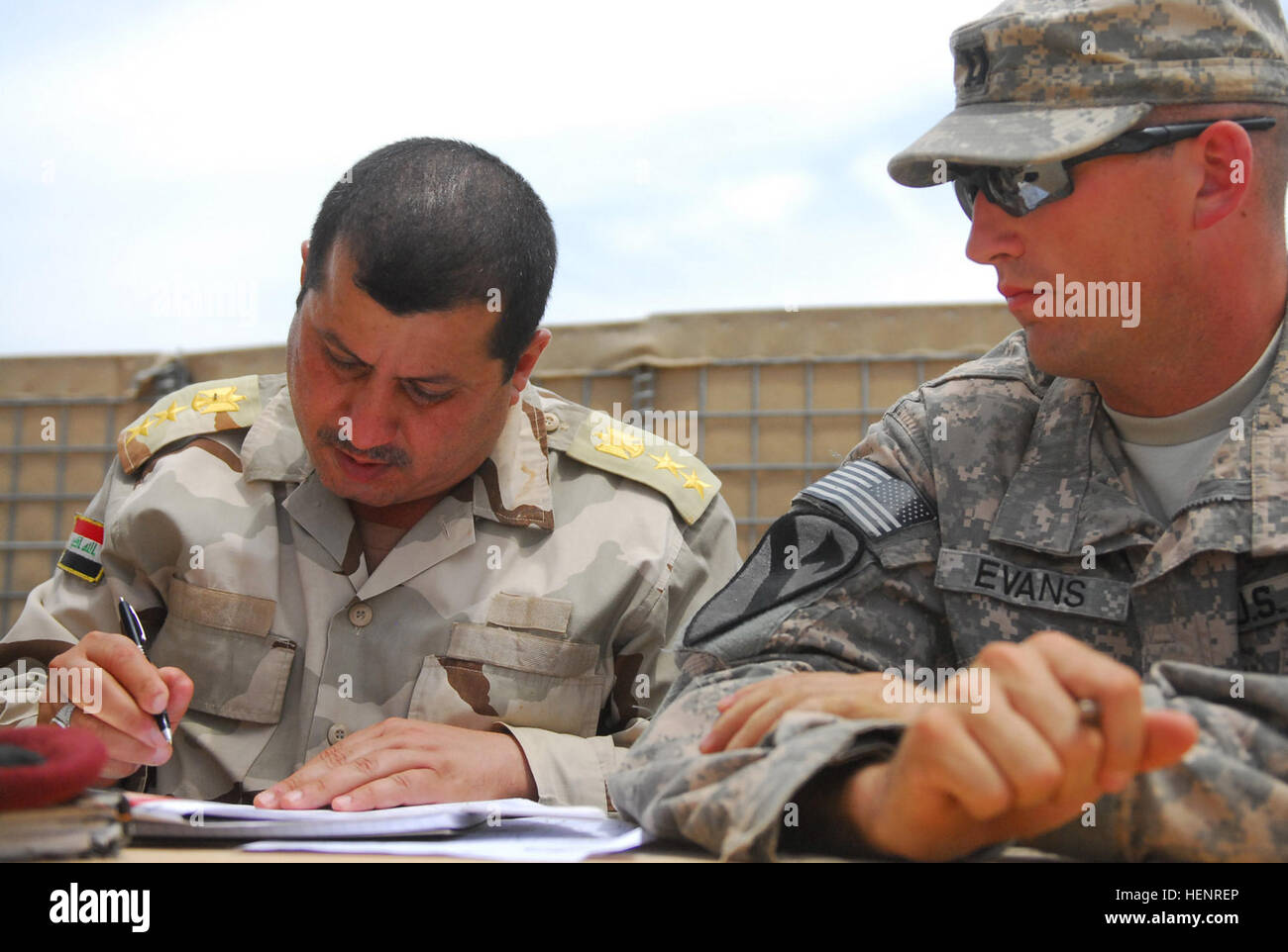 Captain Iraq U.S. Army personnel oversaw the transfer of Camp Tariq to the Iraqi ...