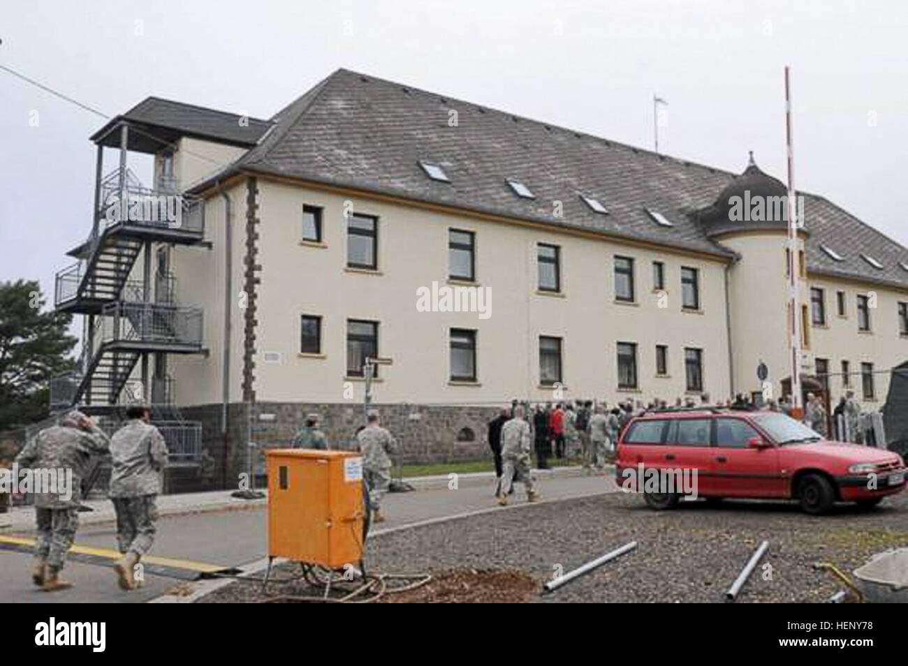 The controlled monitoring area established at Smith Barracks in