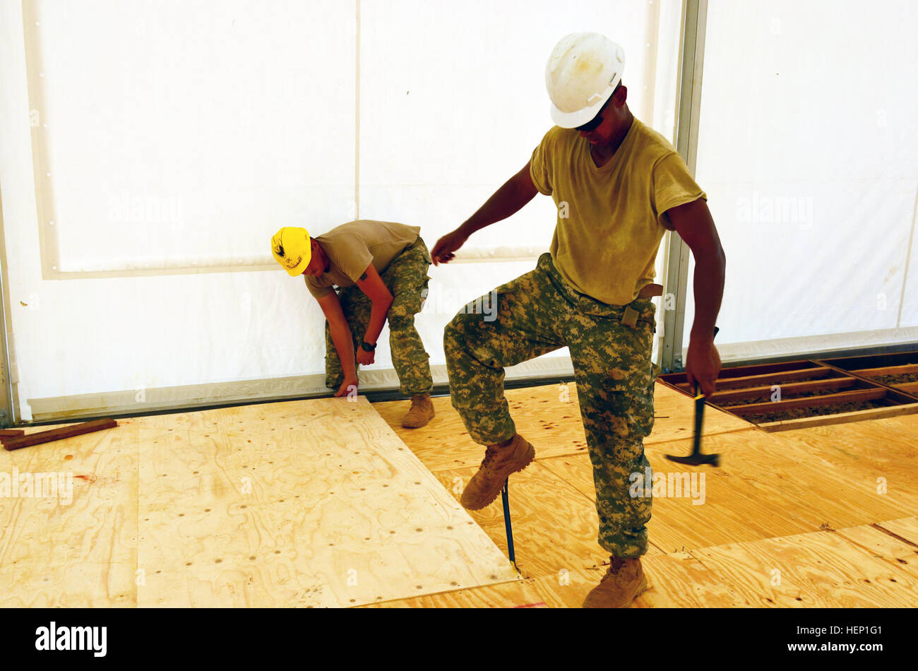 Soldiers from 615th Engineer Company, 52nd Engineer Battalion at Fort ...