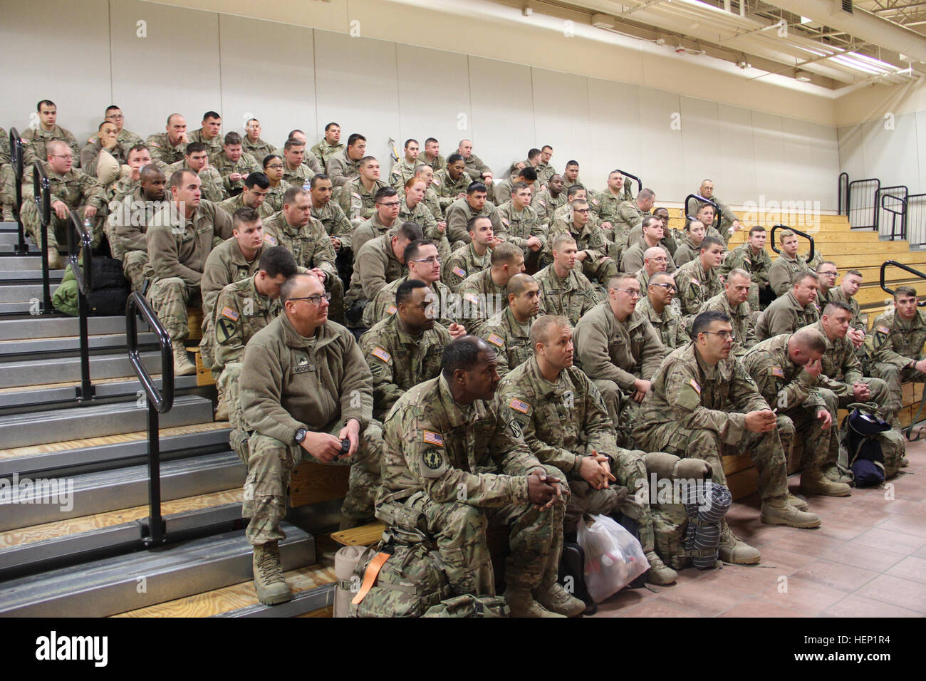 Soldiers Assigned To Battery B, 1st Battalion, 158th Field Artillery ...