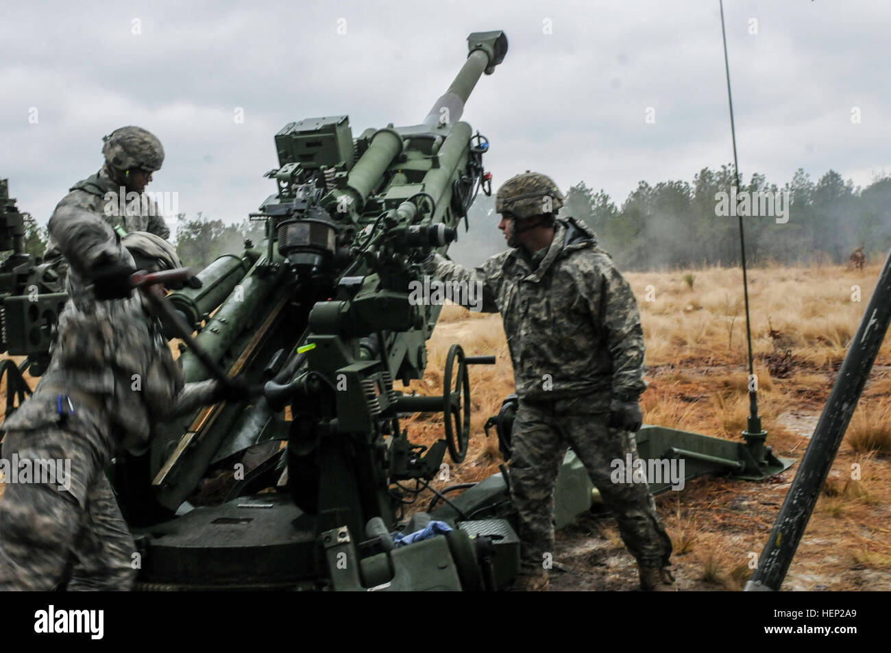 Paratroopers from the 2nd Battalion, 319th field Artillery Regiment