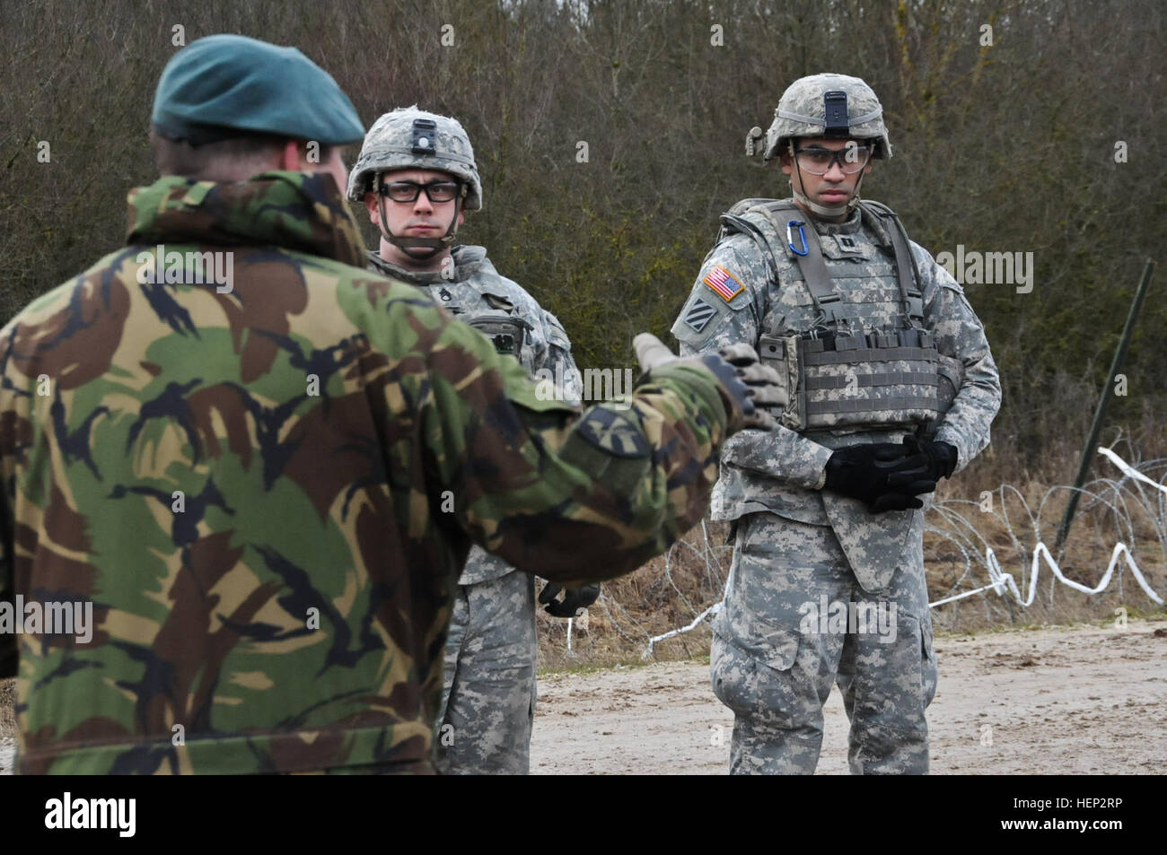 Dragoon Troopers assigned to Regimental Engineer Squadron, 2nd Cavalry ...