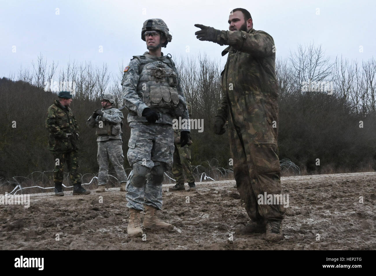 Dragoon Troopers assigned to Regimental Engineer Squadron, 2nd Cavalry ...