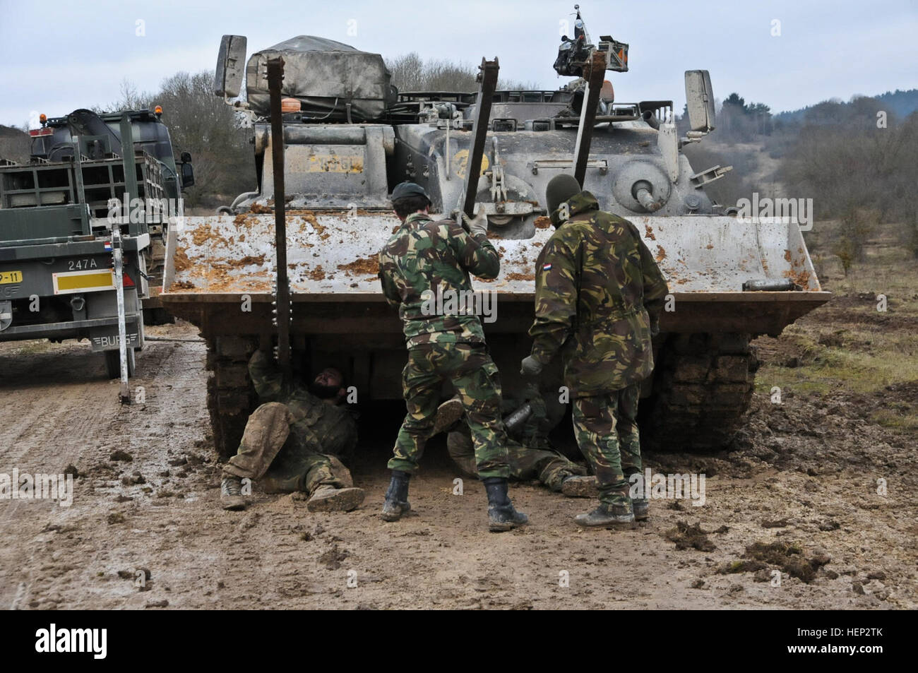 Dragoon Troopers assigned to Regimental Engineer Squadron, 2nd Cavalry ...