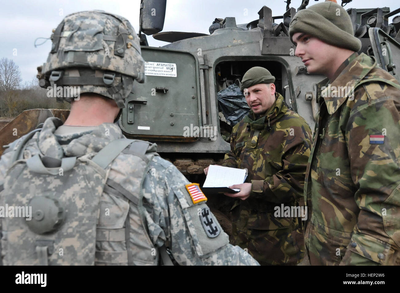 Dragoon Troopers assigned to Regimental Engineer Squadron, 2nd Cavalry ...