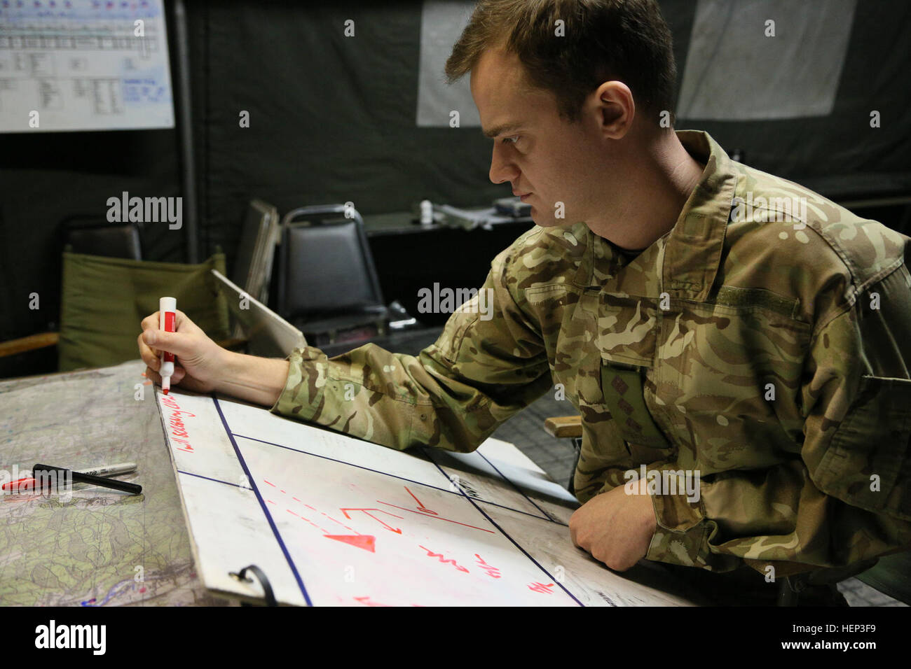 British Army Cpt. Martyn Fulford, Intelligence officer of 1st Battalion, The Mercian Regiment