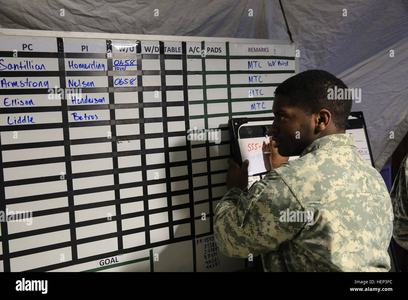 Roster information hi-res stock photography and images - Alamy