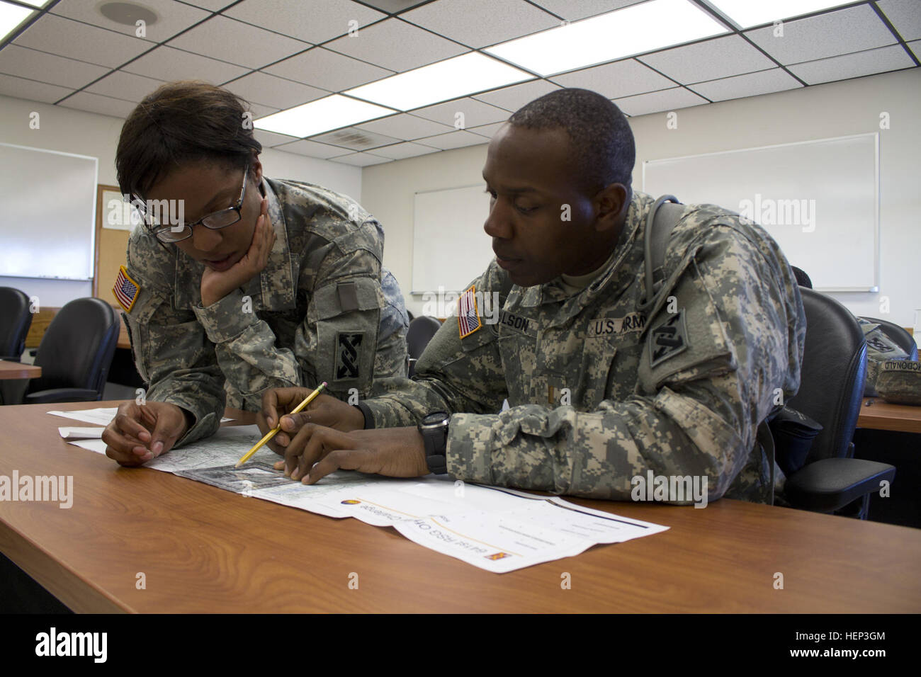 Army Sgt. Shantia L. Blackmon (left), a Largo, Fla., native serving as