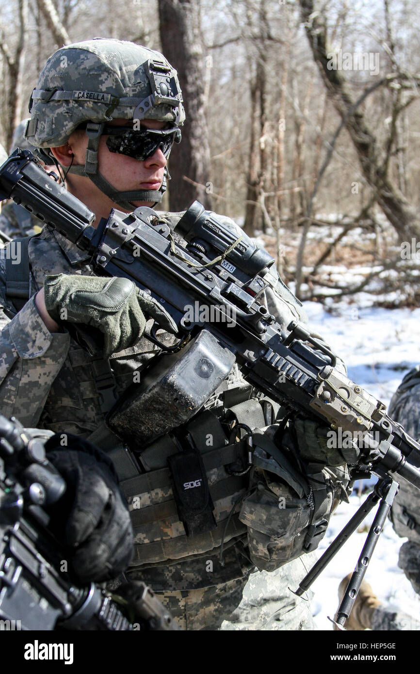 Combat engineers from the 37th Brigade Engineer Battalion, 2nd Brigade ...