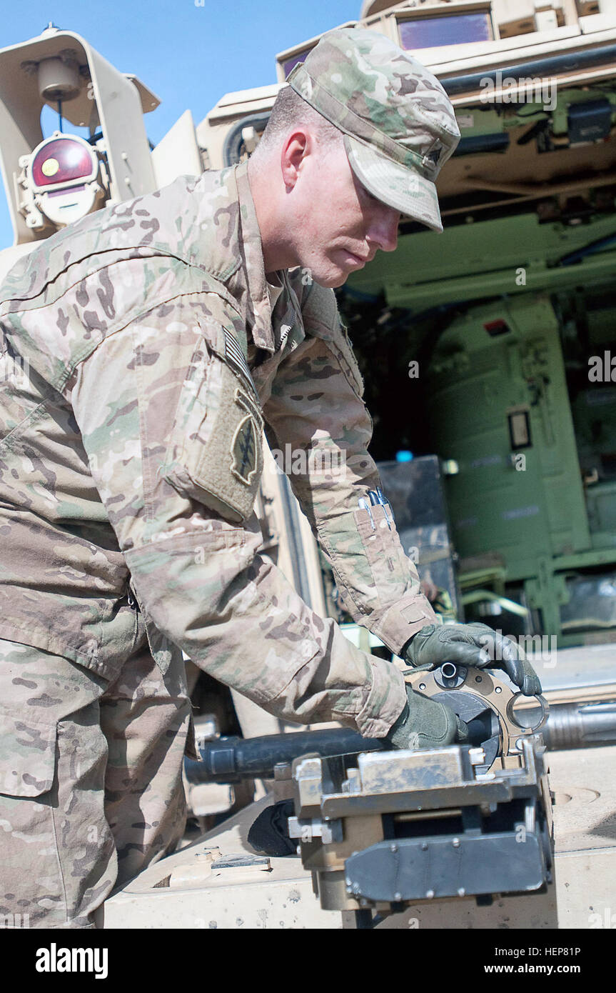 Saltillo, Miss., native Sgt. Bradley Stacks, a gunner and forward
