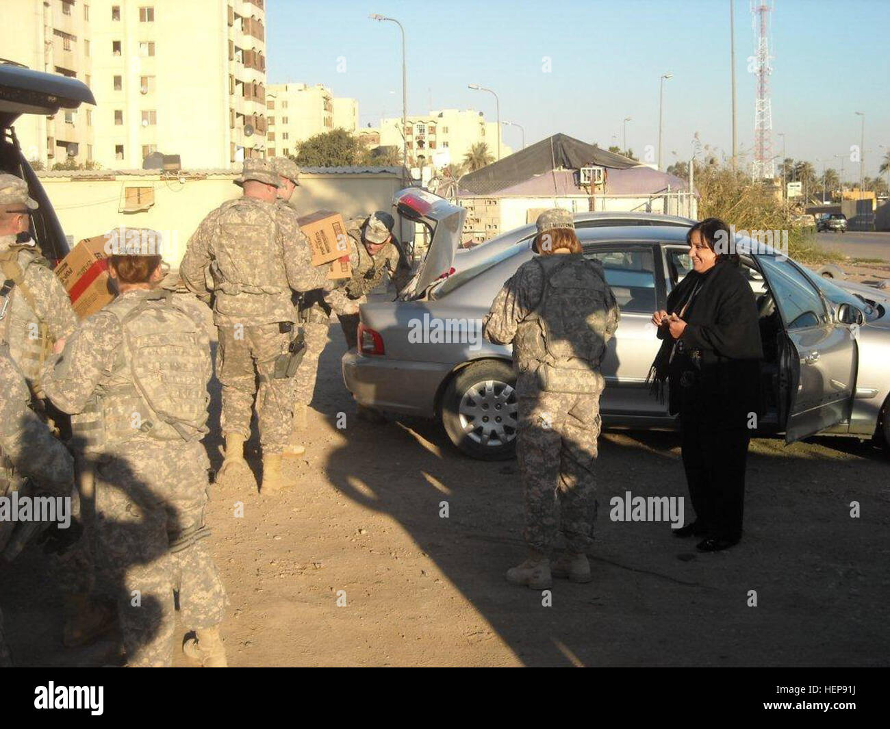 Soldiers from 1st Squadron, 82 Cavalry Regiment, 41st Infantry Brigade ...